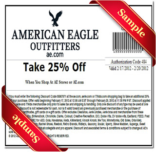 American Eagle Printable Coupon May 2015