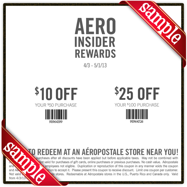 coupons for aeropostale