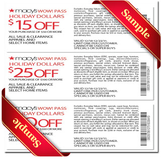 Macy&#39;s Printable Coupon December 2016