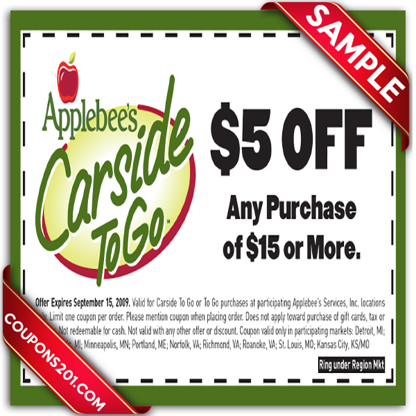 Applebees Coupons Printable June 2015