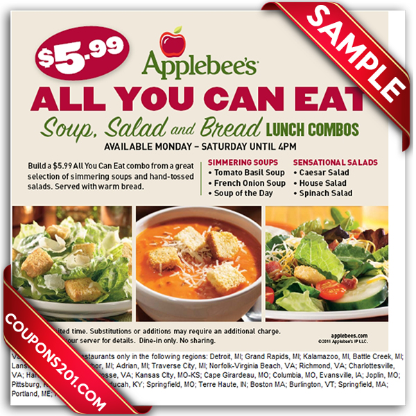Coupons For Applebee's Printable