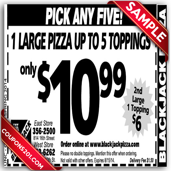 Blackjack Pizza Gunbarrel Coupons « Spela online kasino spel 500