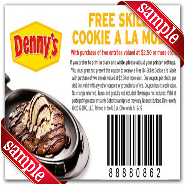 Denny #39 s Coupon Printable December 2016 Save Avg of $5