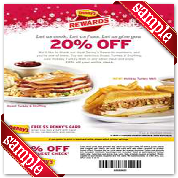 Denny's Coupon Printable December 2016 Save Avg of 5