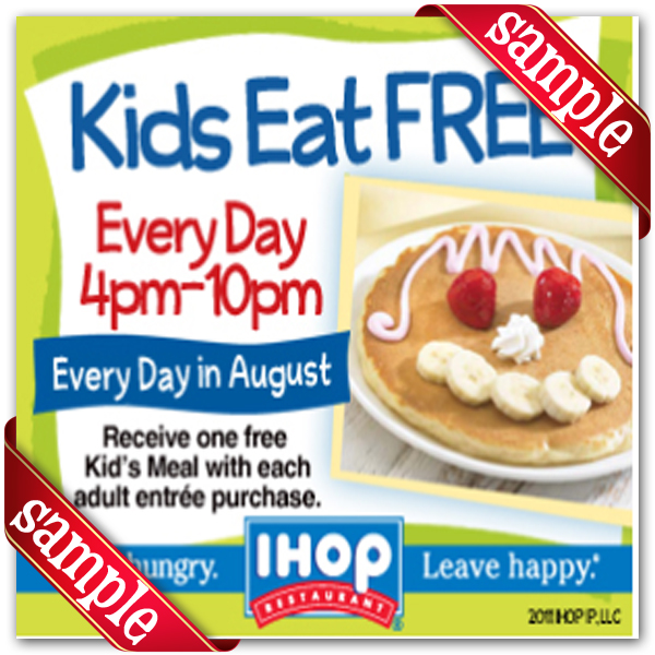 IHop Printable Coupon December 2016