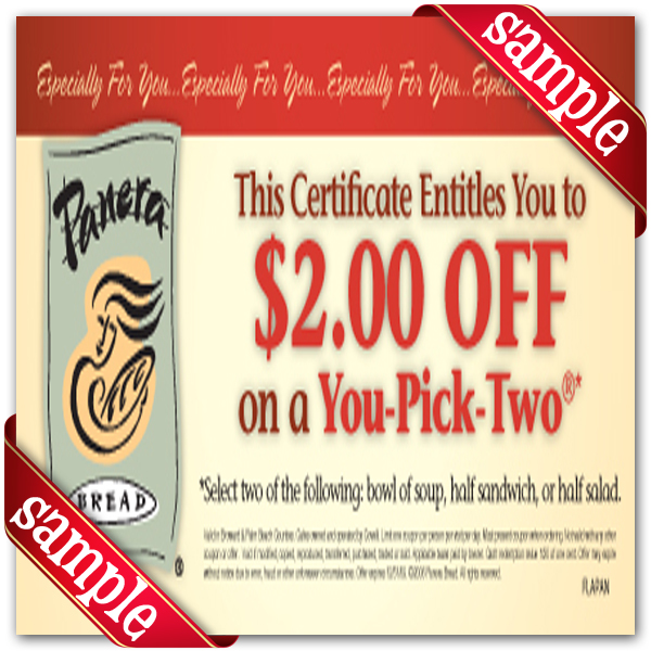 Panera Bread Free Printable Coupons