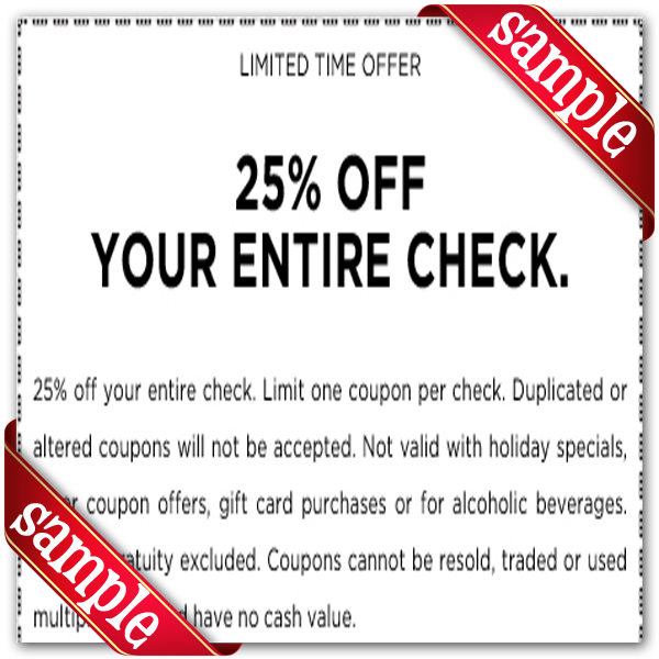 Ruby Tuesday Coupons 2025 Printable