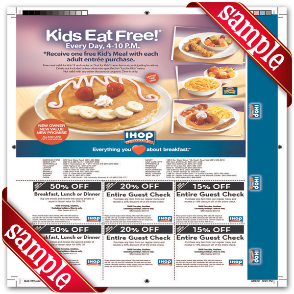 IHop Printable Coupon December 2016