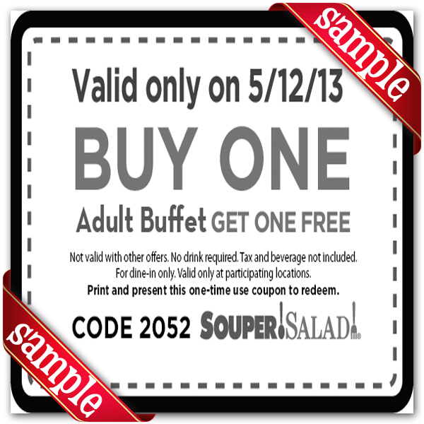 Souper Salad Coupons