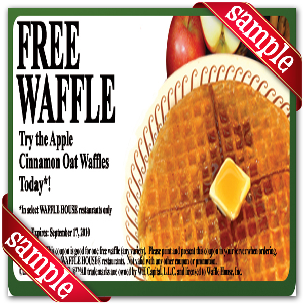Waffle House Free Printable Coupons
