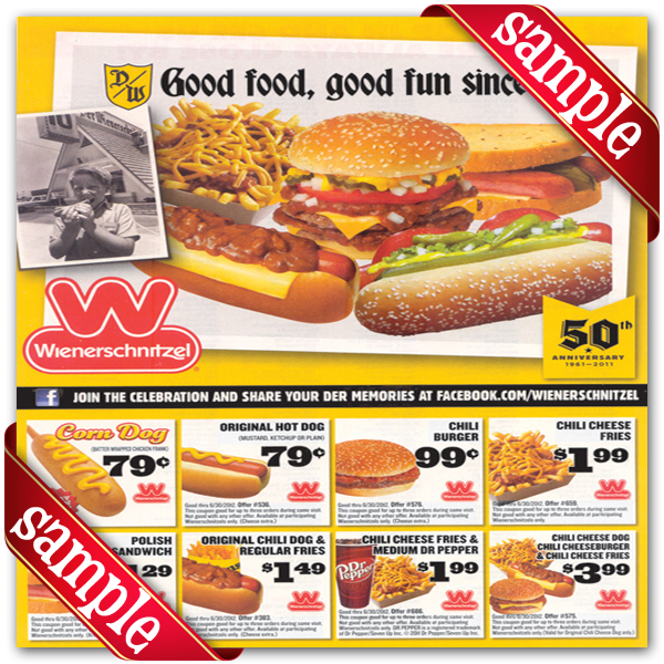 Wienerschnitzel Free Printable Coupons