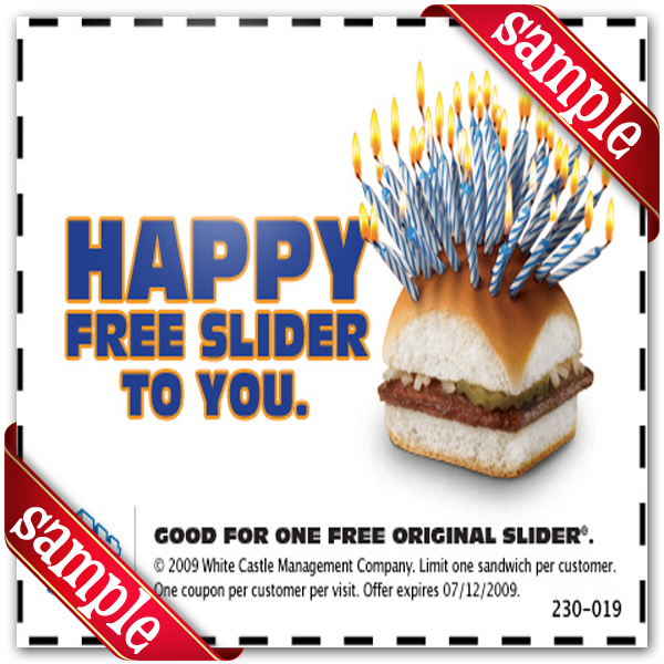 White Castle – Free Printable Coupons