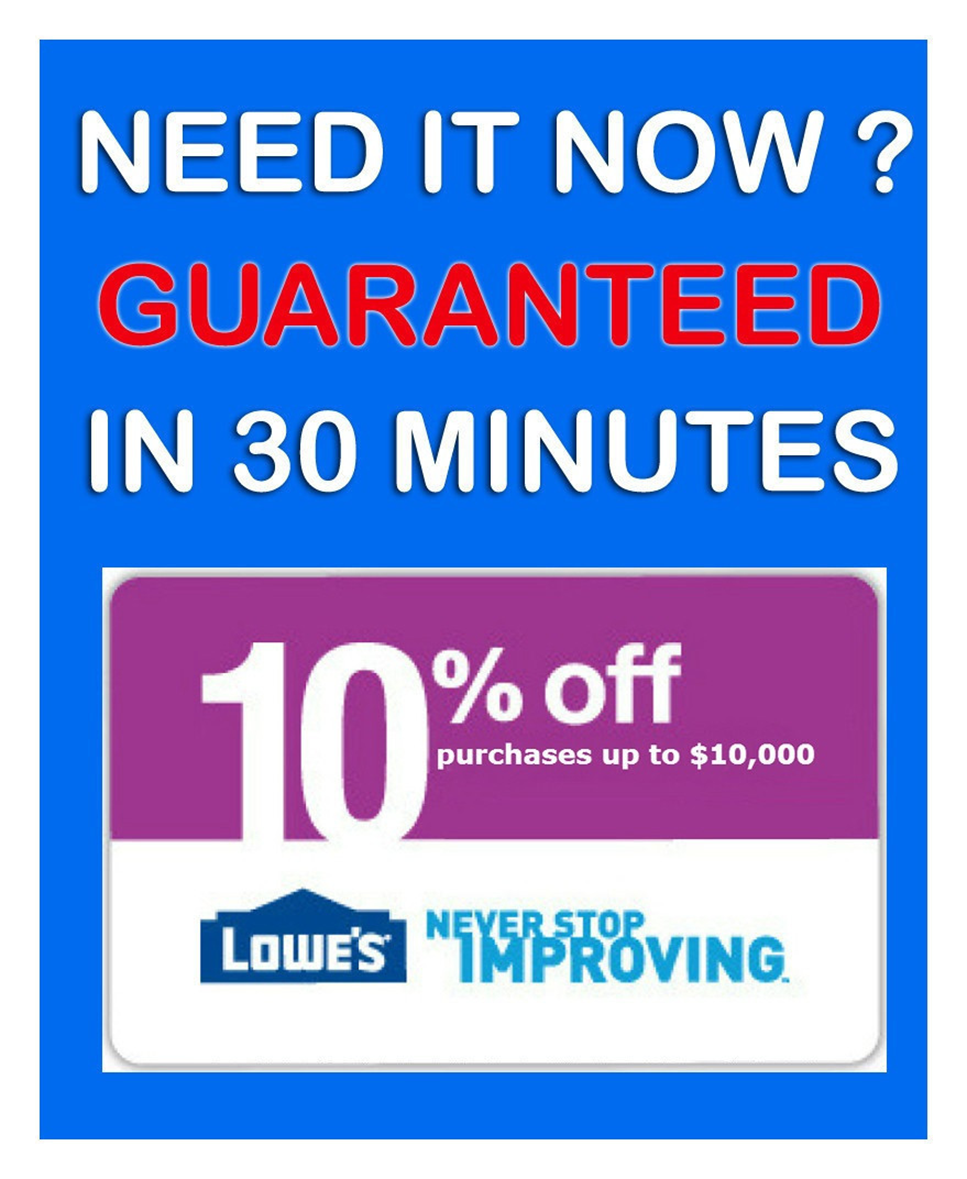 Free printable lowes coupons