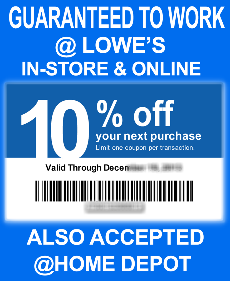 Lowes In Store Coupon Code 2021 at Norbert Ponder blog