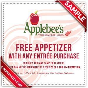 Applebees printable Coupons