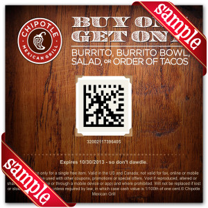 Chipotle Mexican Grill Online Coupons