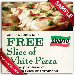 Free Sbarro coupon