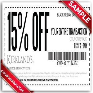 Free printable coupon Kirklands