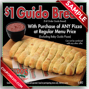 Guido's Pizza free coupon