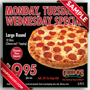 Guido's Pizza free printable coupon
