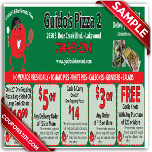Guido's Pizza free printable coupons
