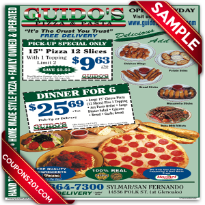 Guido's Pizza printable coupon