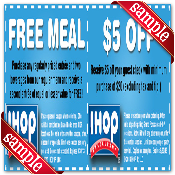 IHop Printable Coupon January 2020