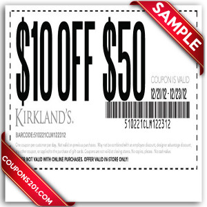 Kirklands coupons for free