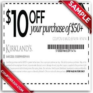 Kirklands free printable coupons for free