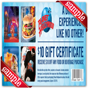 Latest Planet Hollywood Coupon for 2024