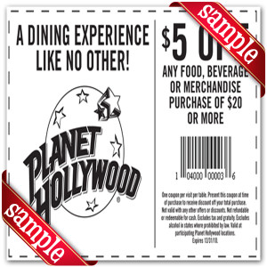 Planet Hollywood Off Coupon 2024