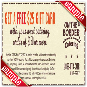 Printable Coupons for on the border