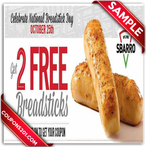 Sbarro free printable coupons