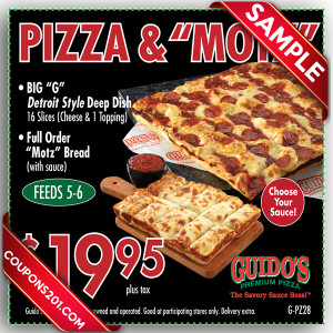 free Guido's Pizza coupon