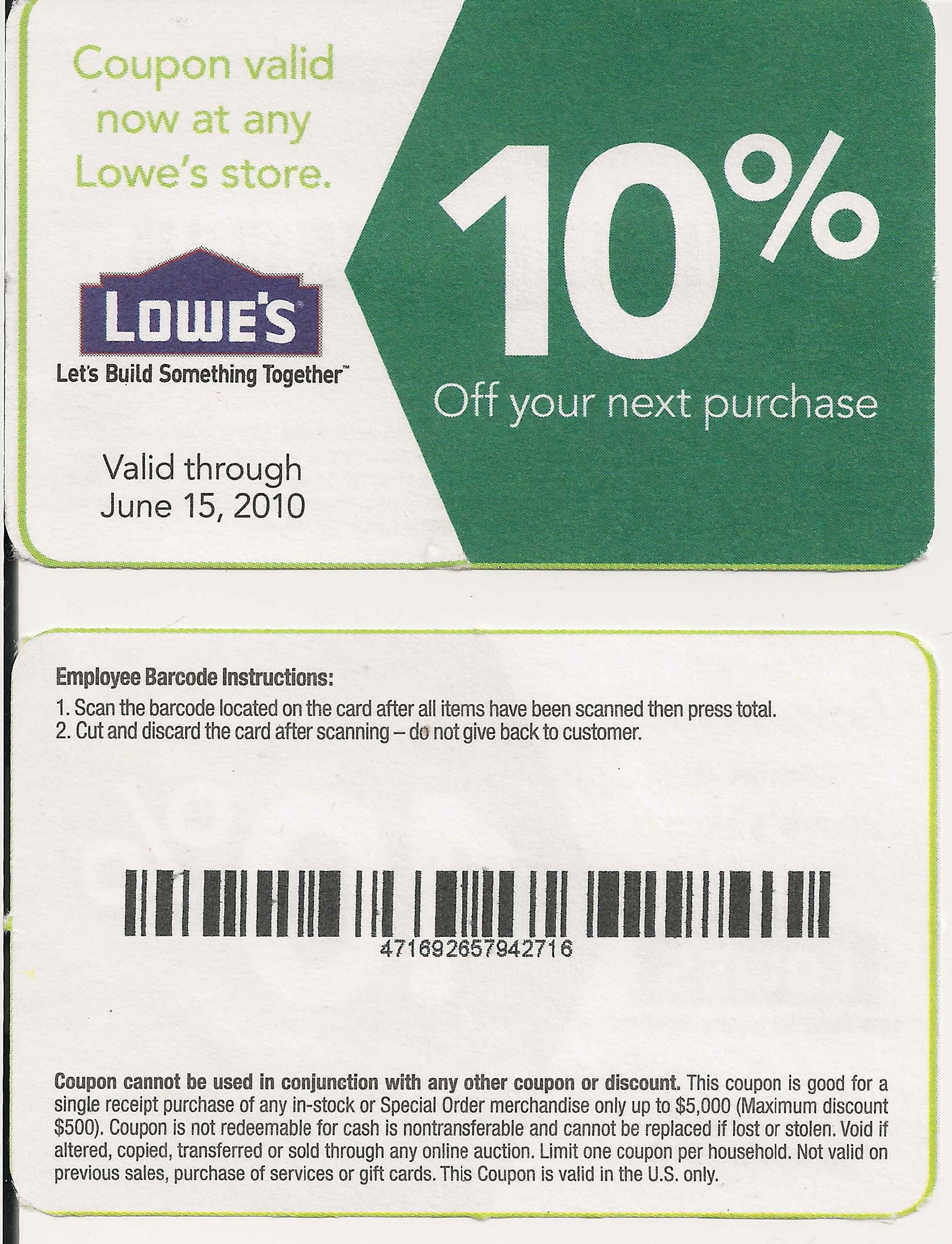 Lowe's Coupons 2024 Winny Kariotta